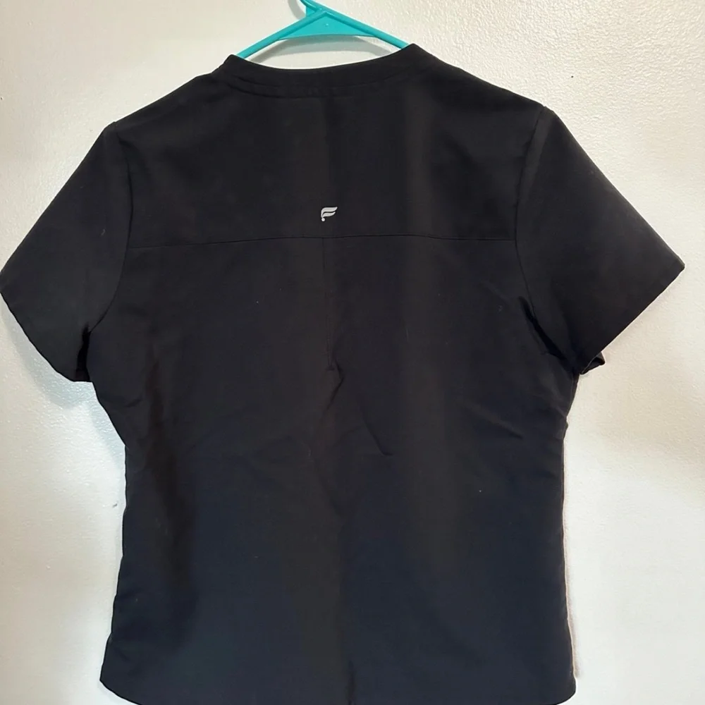 Fabletics Black Scrub Set Size Small | V-Neck Medical Uniform Set